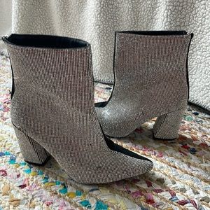 Rhinestone booties